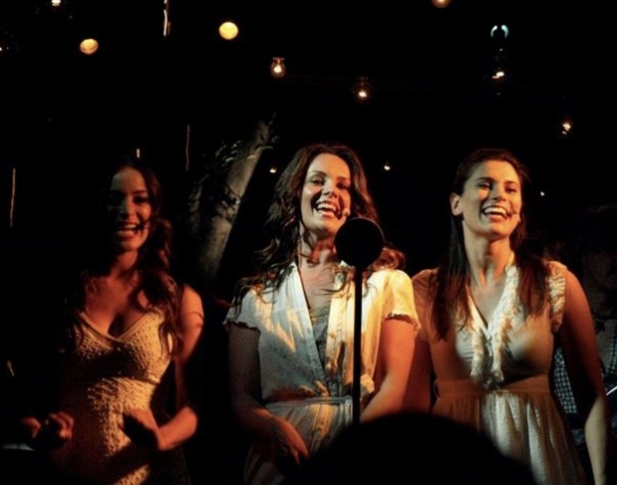 Jackie Seiden, Ginifer King and Milena Govich at 