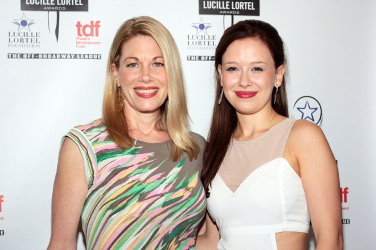 Marin Mazzie, Molly Ranson at 