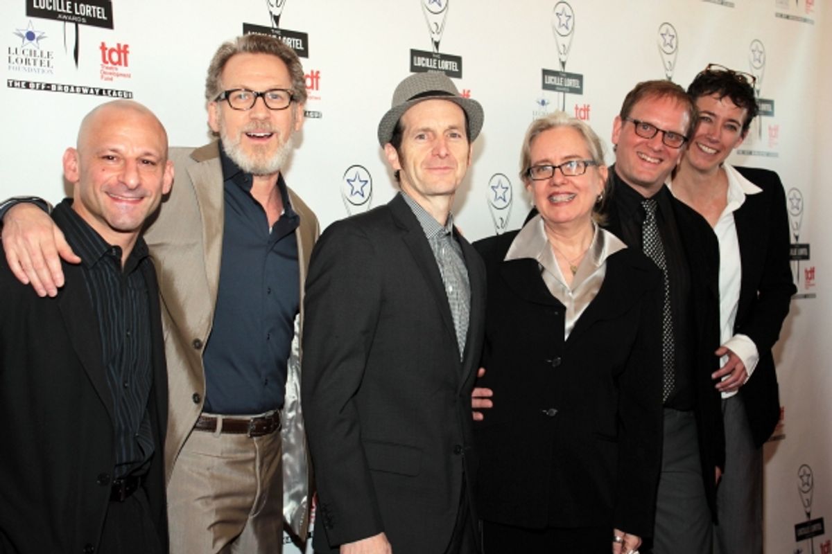 Mark Bennett, Stephen Spinella, Denis O'Hare, Lisa Peterson, Scott Zielinski, Rachel Hauck at 