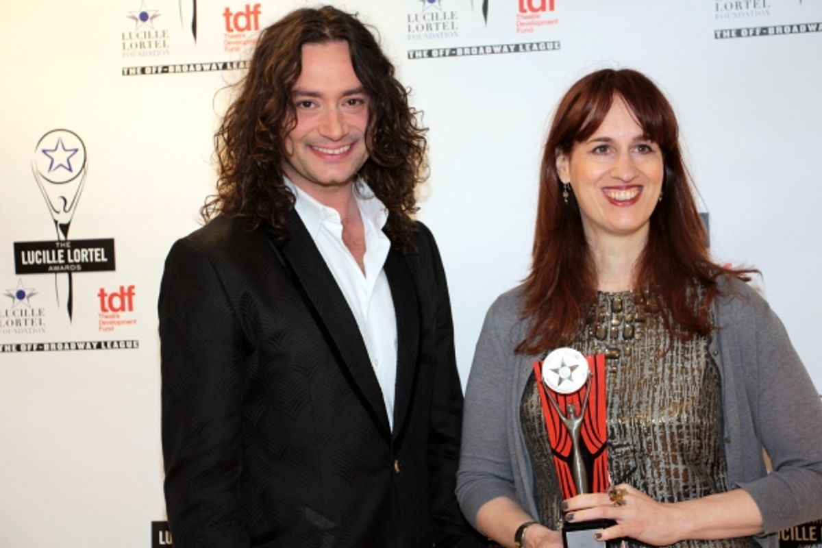 Constantine Maroulis, Lauren Helpern at 