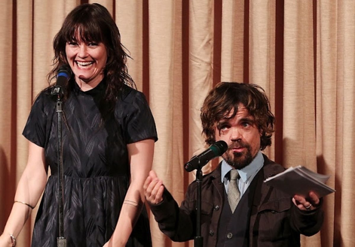 Erica Schmidt and Peter Dinklage at 