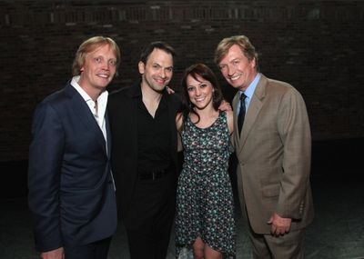 Mark and Lisa Stuart with Simon and Nigel Lythgoe Photo