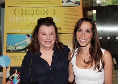 Rose Caiola with actor Marsha Mason Photo