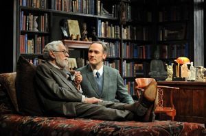 Mike Nussbaum (Sigmund Freud) and Coburn Goss (C.S. Lewis) Photo