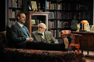 Coburn Goss (C.S. Lewis) and Mike Nussbaum Photo