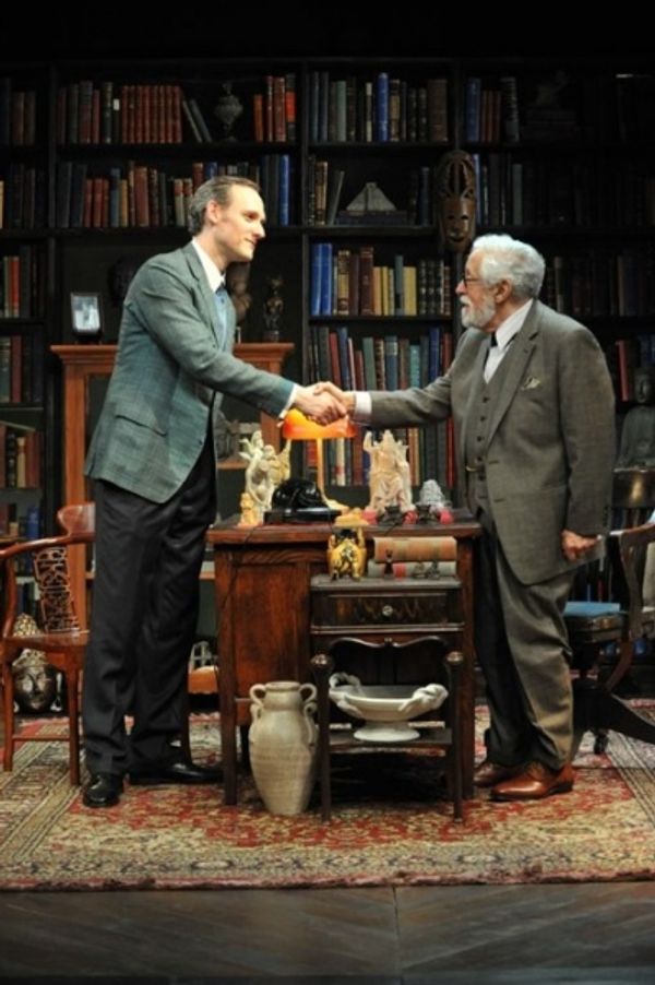 Coburn Goss (C.S. Lewis) and Mike Nussbaum Photo
