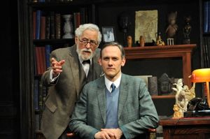 Mike Nussbaum (Sigmund Freud) and Coburn Goss (C.S. Lewis) Photo