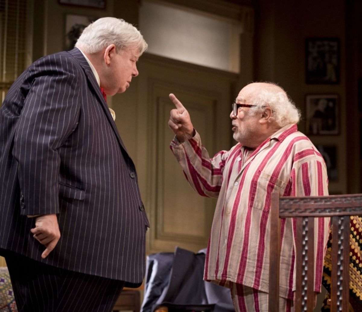 Richard Griffiths and Danny DeVito at 