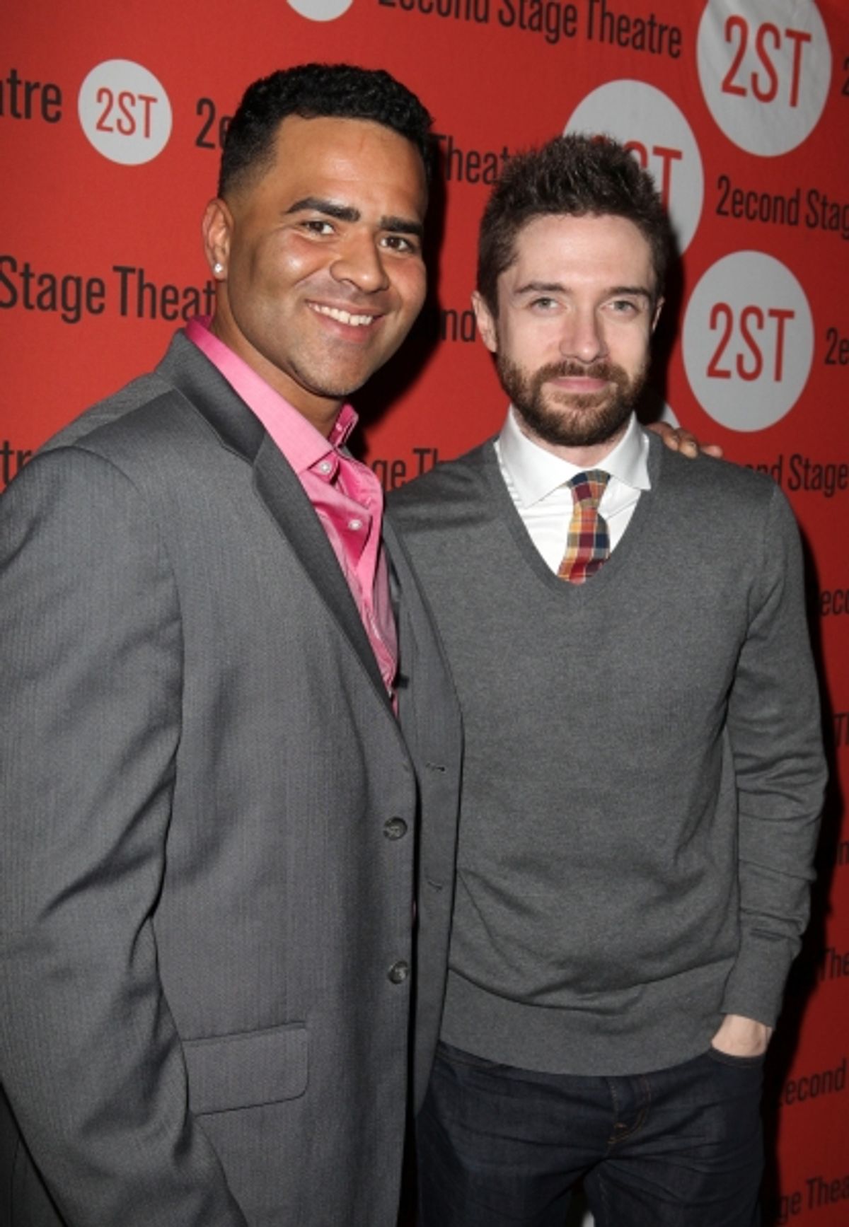 Christopher Jackson & Topher Grace at 