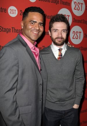 Christopher Jackson & Topher Grace Photo