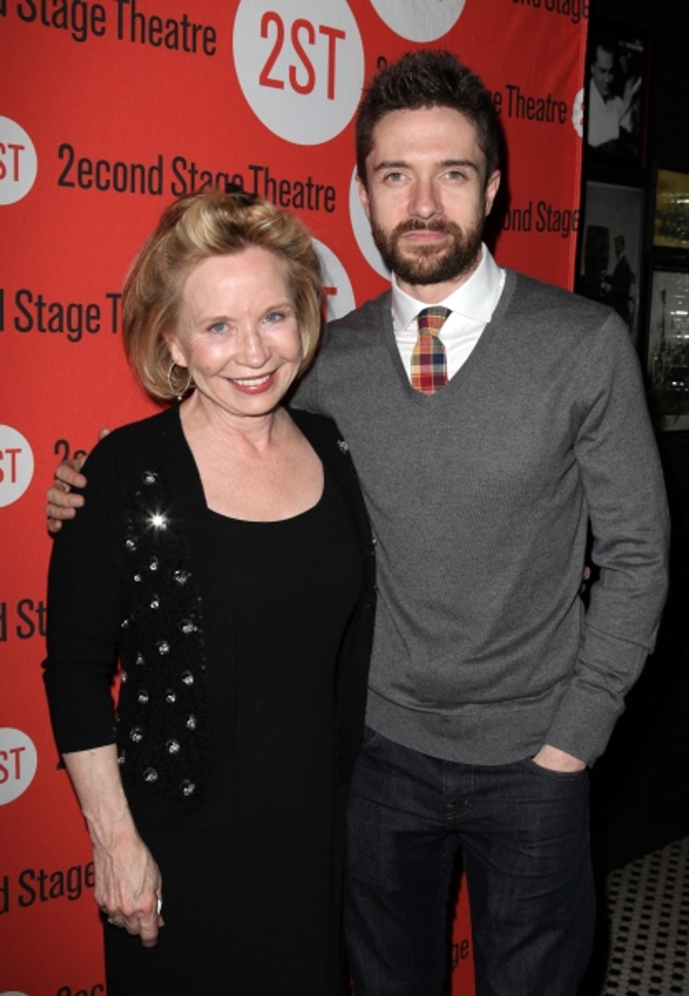 Photo Coverage: Opening Night of LONELY, I'M NOT Starring Topher Grace & Olivia Thirlby at Second Stage Image