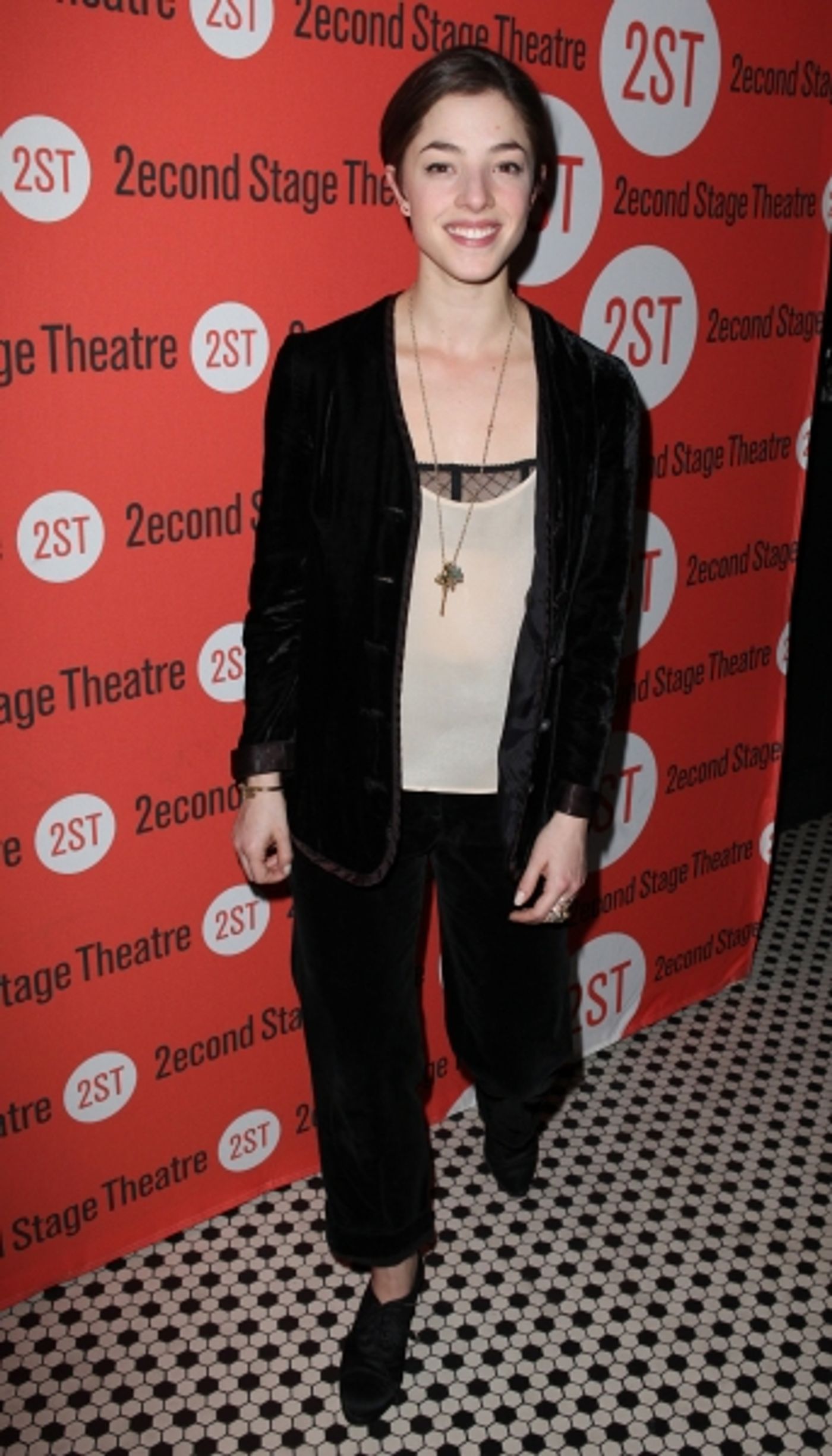 Photo Coverage: Opening Night of LONELY, I'M NOT Starring Topher Grace & Olivia Thirlby at Second Stage Image