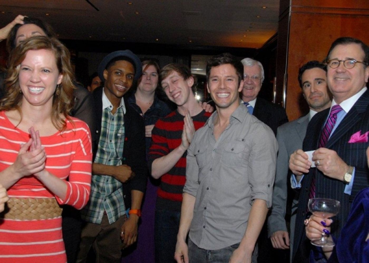 Photo Flash: Matthew Broderick, Elena Roger et al. Mingle at Astaire Award Nominations Gala!  Image
