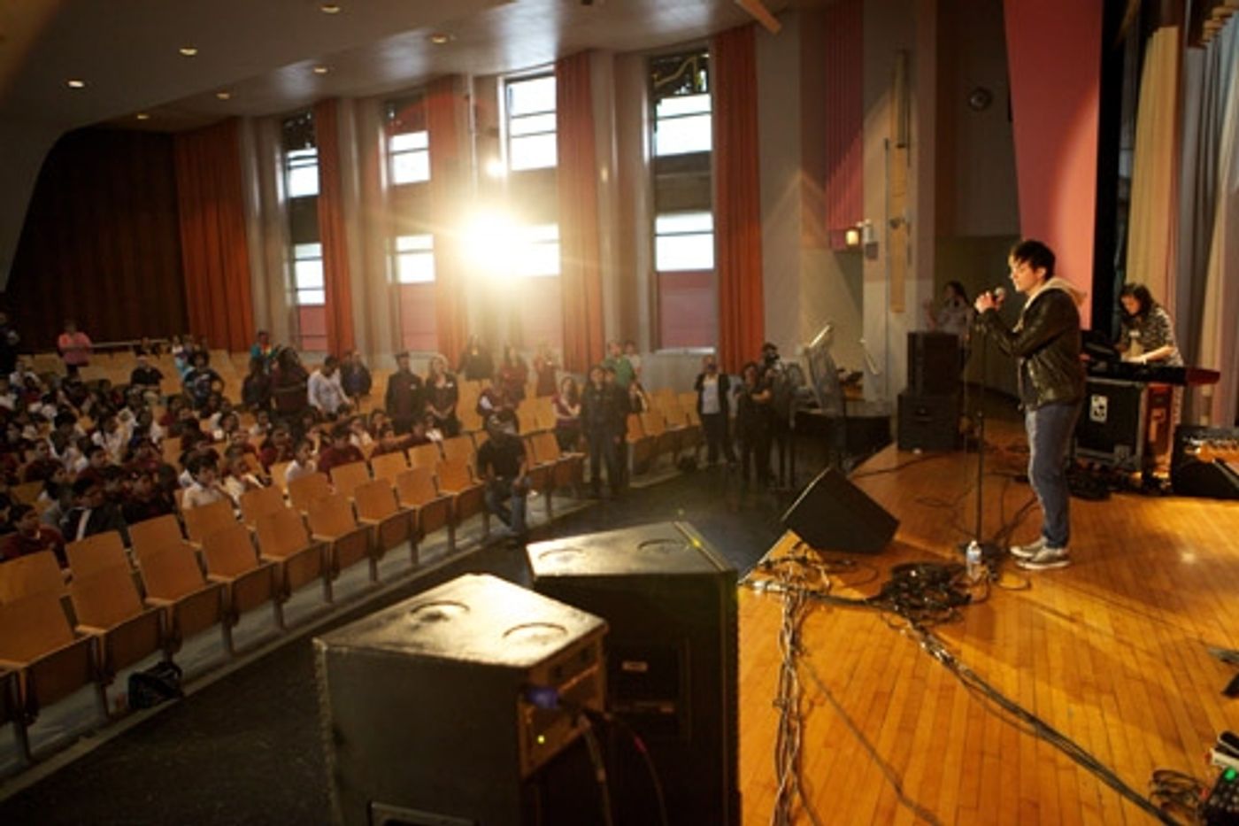 Photo Flash: SPIDER-MAN Hosts Bronx Middle School 343 Master Class  Image