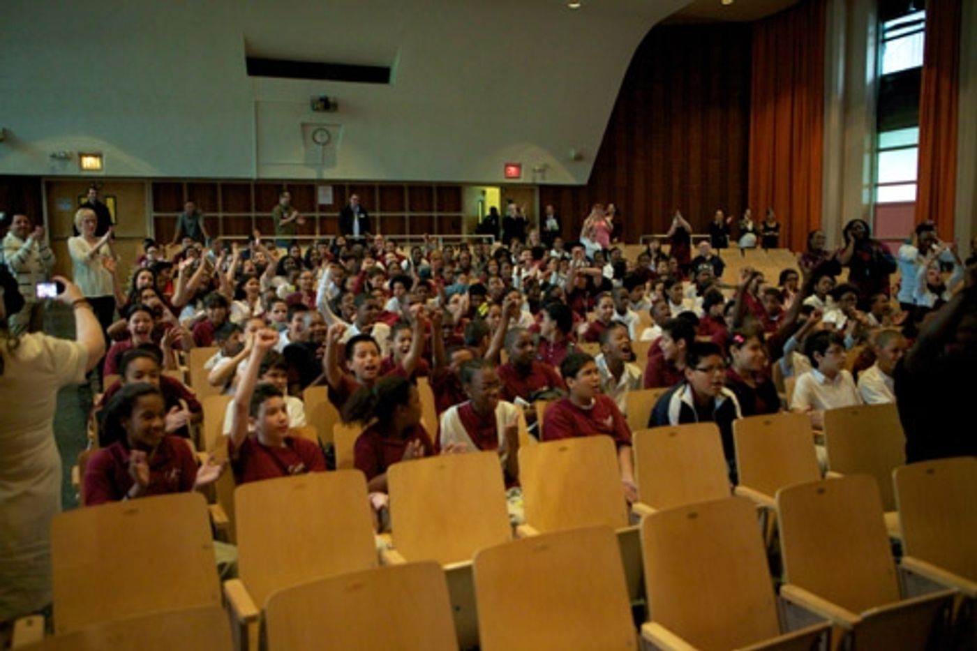 Photo Flash: SPIDER-MAN Hosts Bronx Middle School 343 Master Class  Image