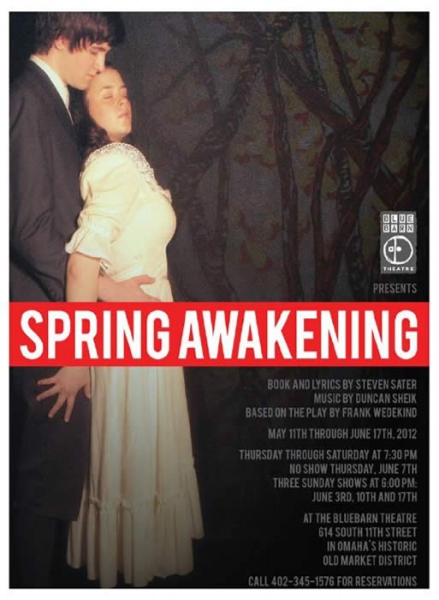 Photo Flash: Promo Poster Released for Omaha Regional Premiere of SPRING AWAKENING Photo Flash: Promo Poster Released for Omaha Regional Premiere of SPRING AWAKENING Image