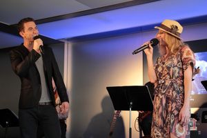 Richard Fleeshman, Caissie Levy Photo
