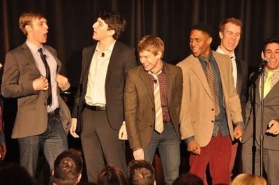 Brendon Stimson, Ben Fankhauser, Andrew Keenan-Bolger, Ephraim Sykes, Ryan Steele and Photo