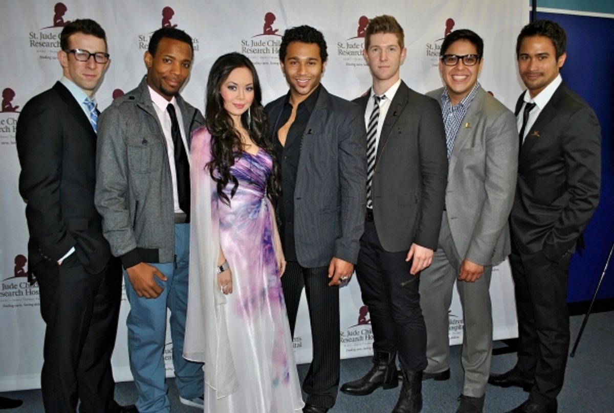 Nick Blaemire, Wallace Smith, Anna Maria Perez de Tagle, Corbin Bleu, Eric Michael Krop, George Salazar, Sam Milby at 