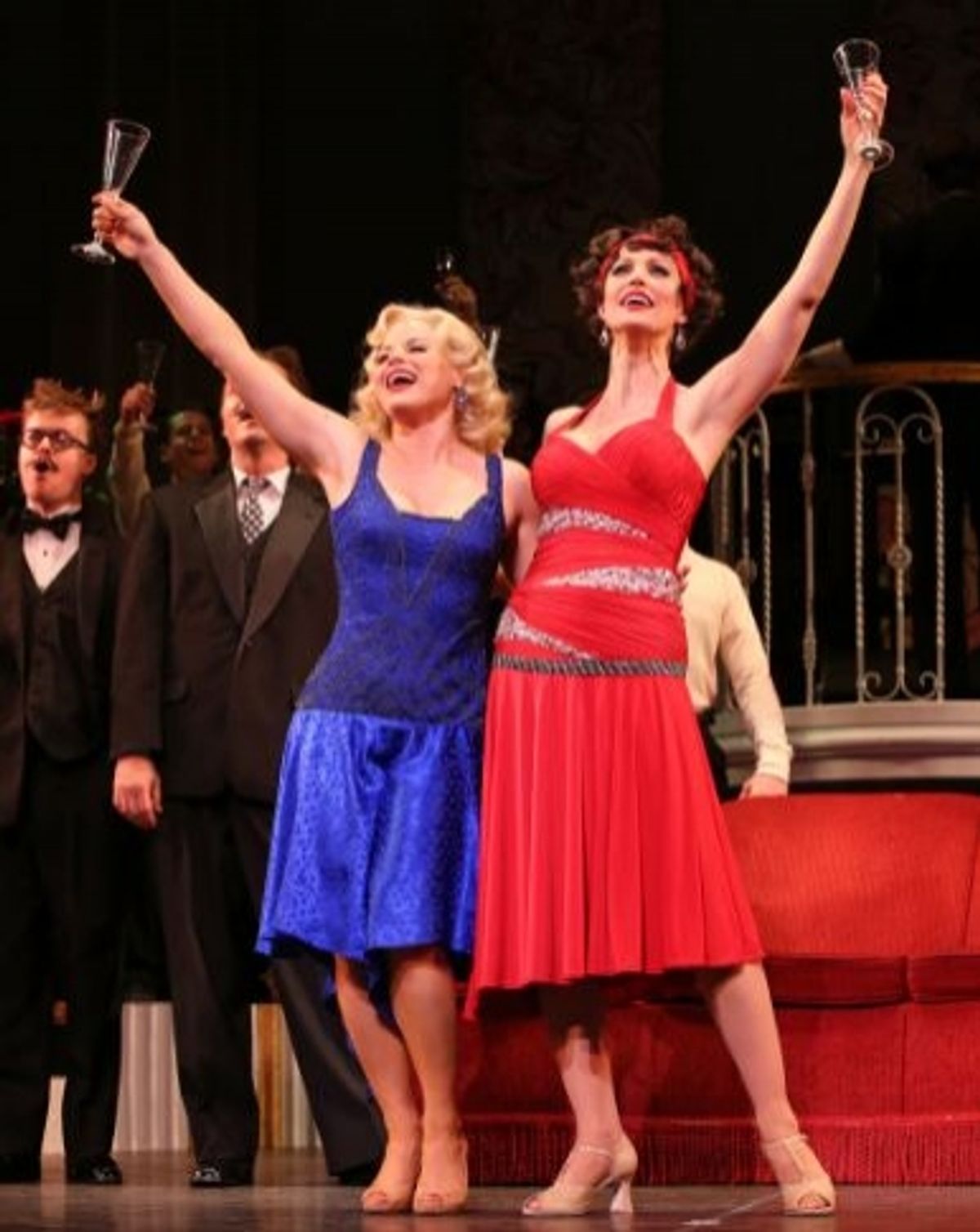 Megan Hilty & Rachel York at 