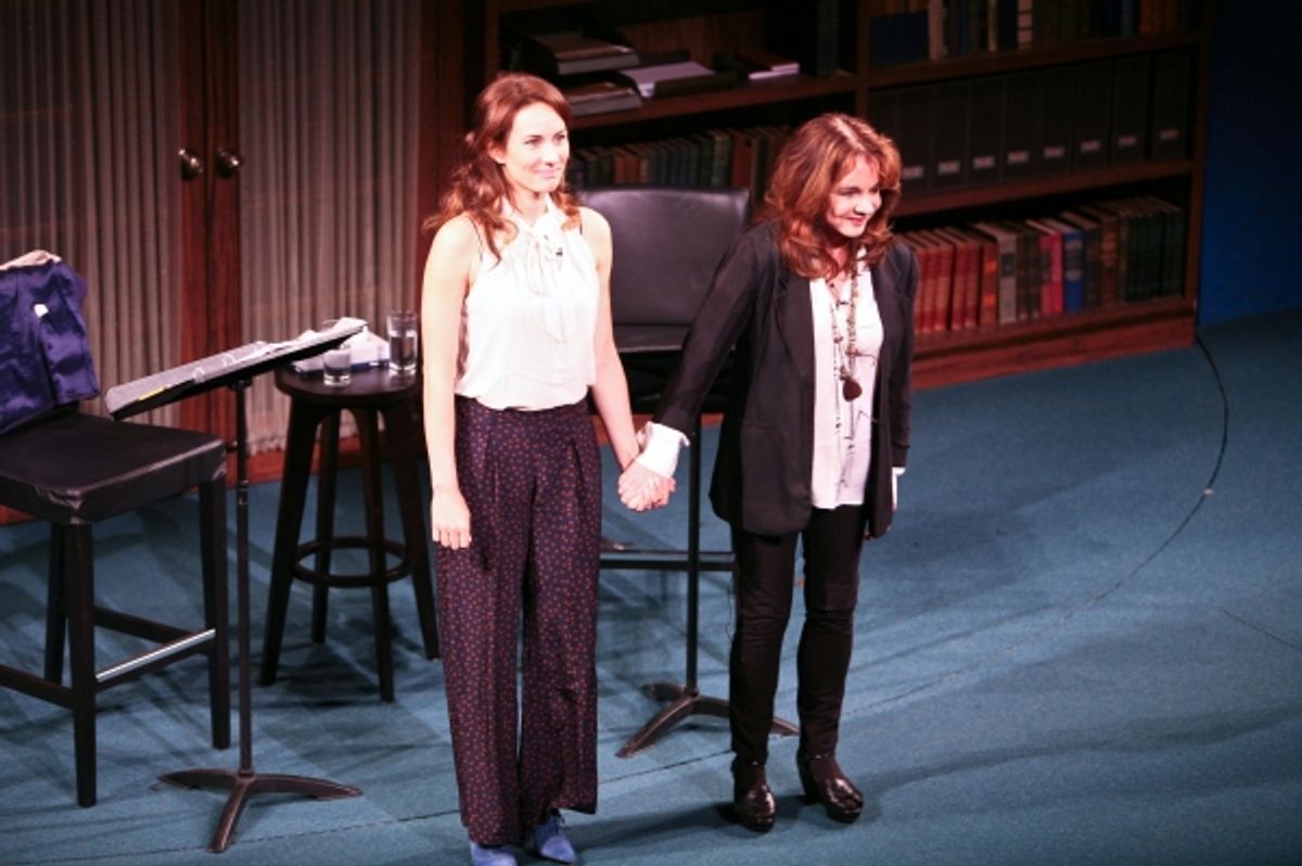 Stockard Channing and Laura Benanti at 