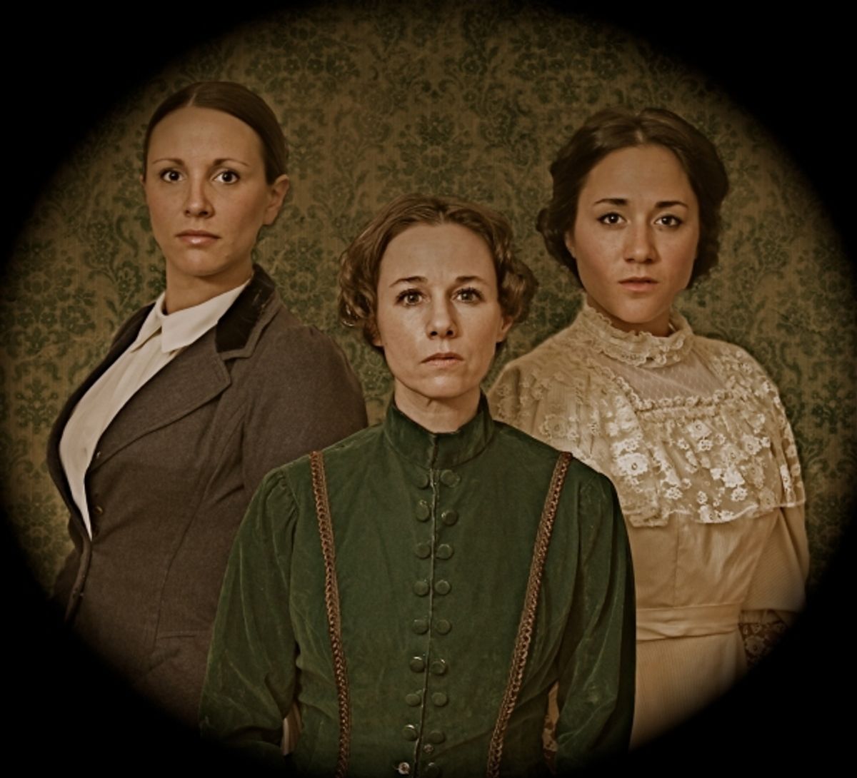 Masha (Lauren Bahlman), Olga (Theresa Reid), and Irinia (Cassidi Leigh Parker) at 