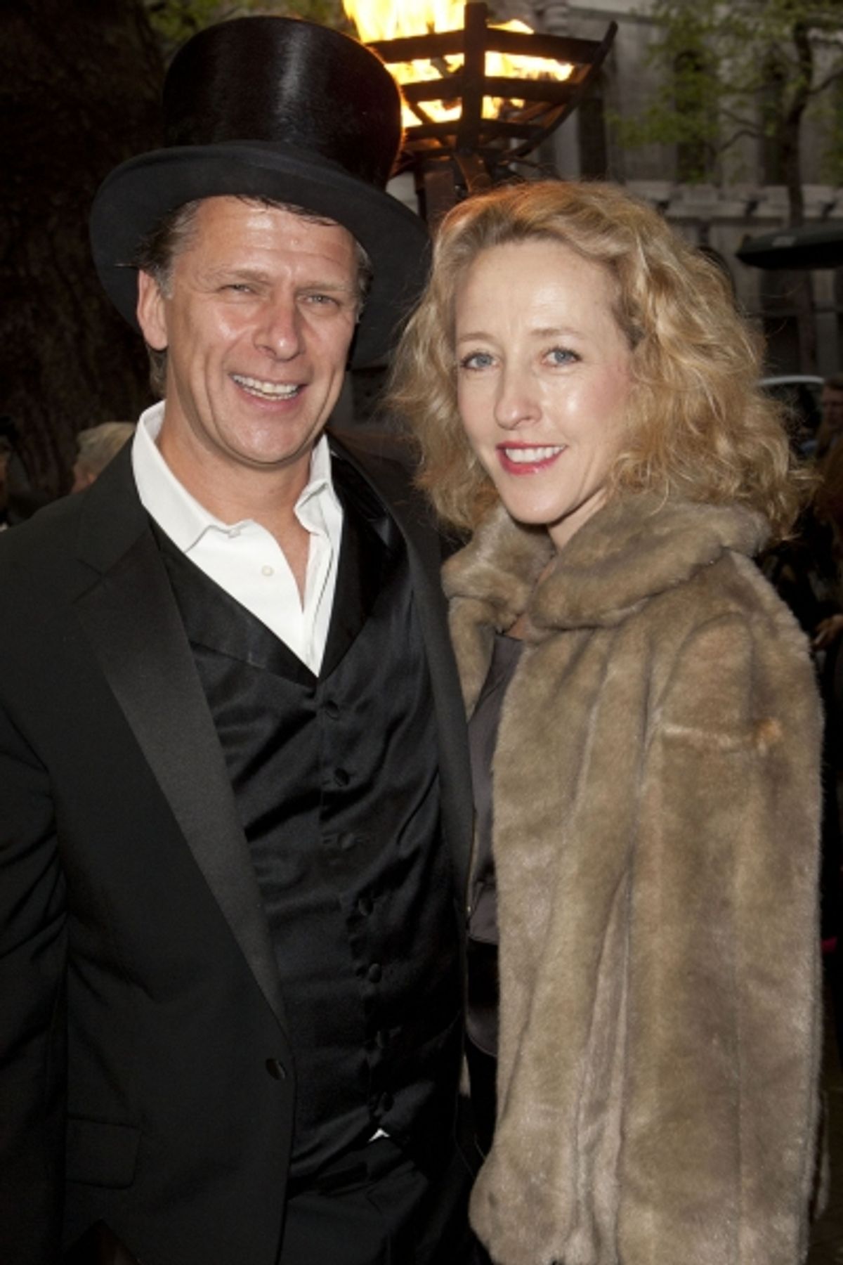 Andrew Castle and Sophia Castle arrive on Press Night for Top Hat at the Aldwych Theatre, London, England on 9th May 2012. (Credit should read: Dan Wooller/wooller.com). Paid use only. No Syndication at 