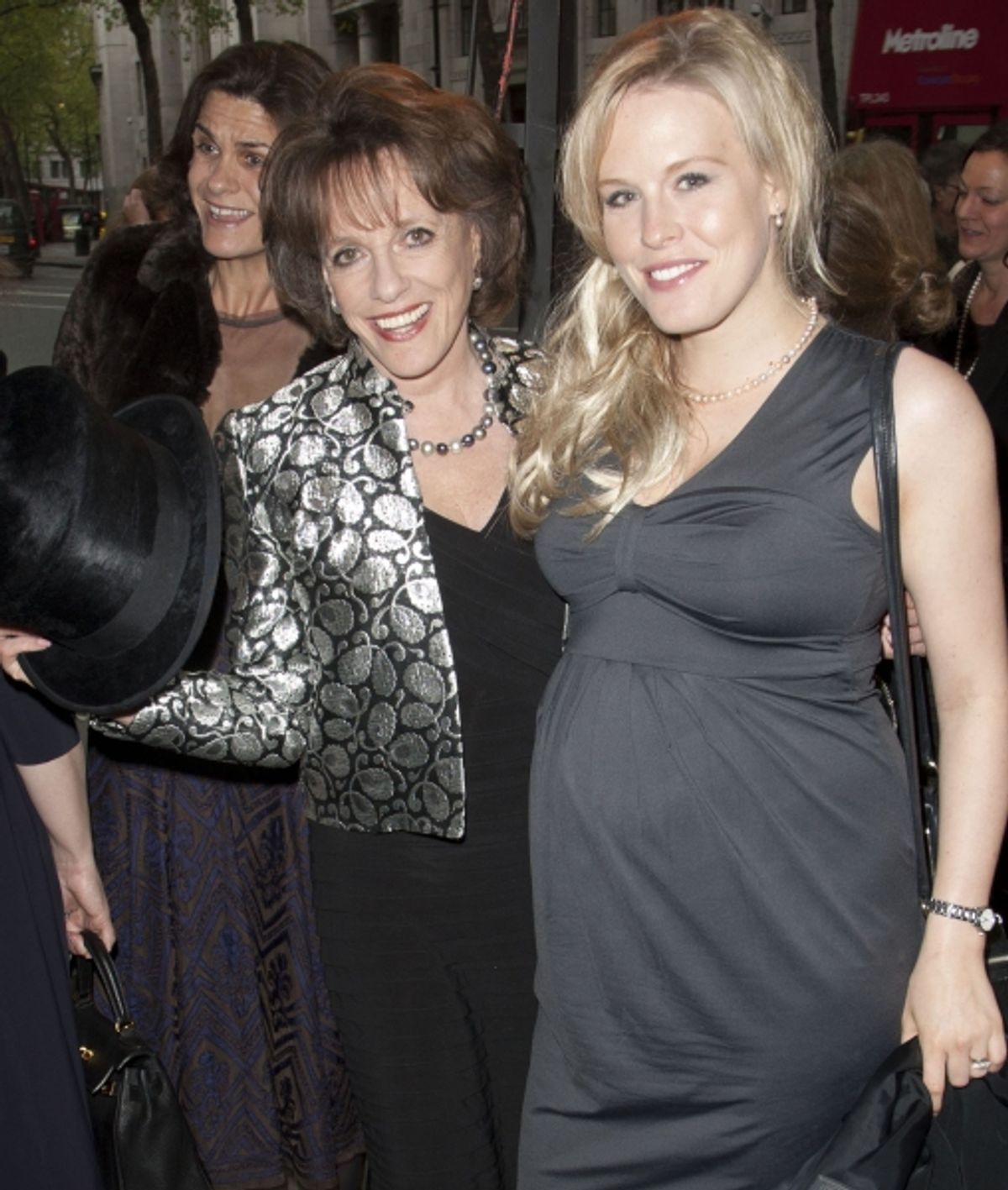 Esther Rantzen and Rebecca Wilcox arrive on Press Night for Top Hat at the Aldwych Theatre, London, England on 9th May 2012. (Credit should read: Dan Wooller/wooller.com). Paid use only. No Syndication at 