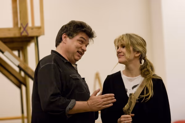 Oliver Platt and Lily Rabe 
 Photo
