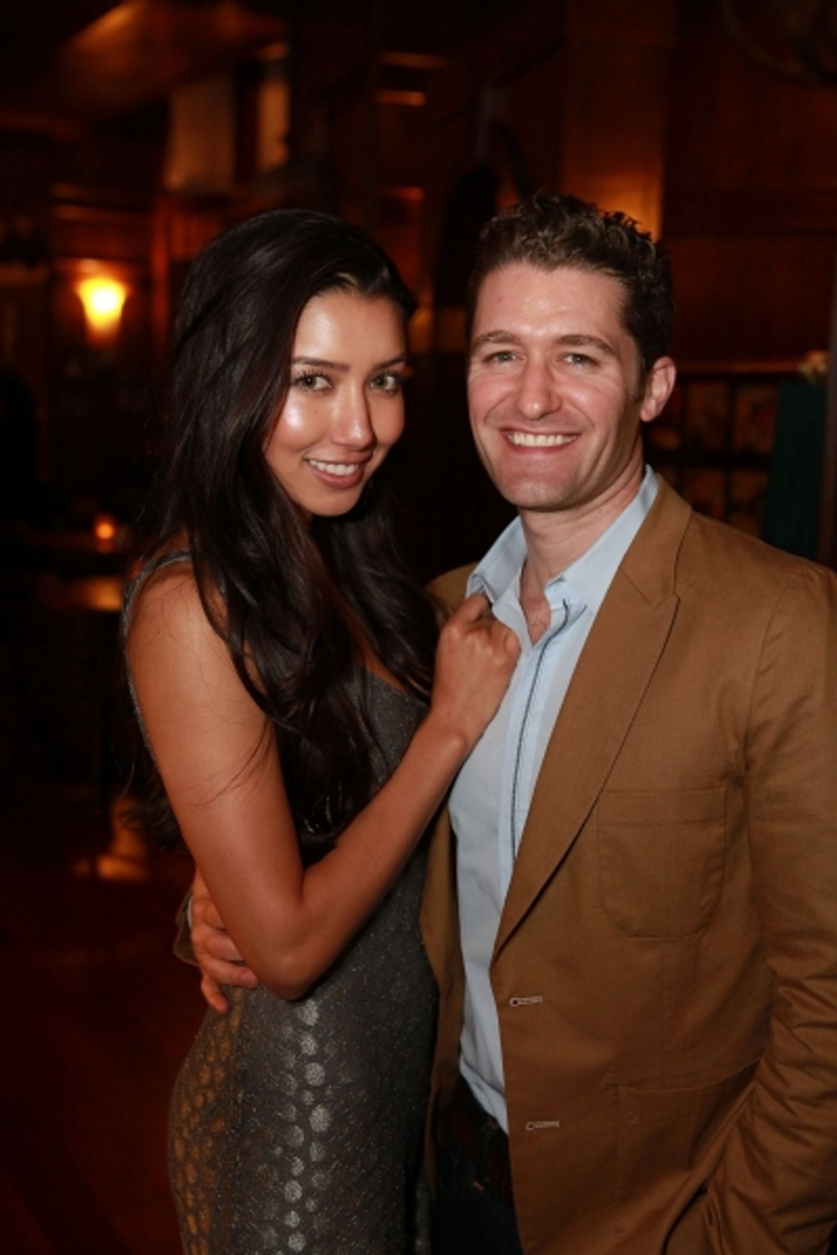 Renee Puente and Matthew Morrison 
 at 