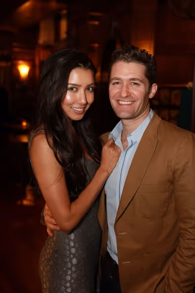 Renee Puente and Matthew Morrison 
 Photo