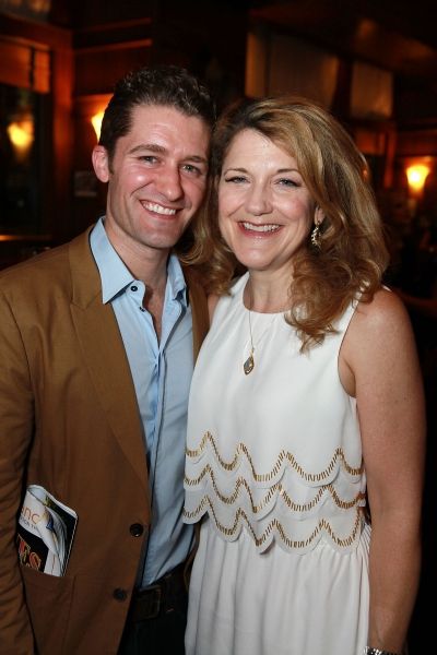Matthew Morrison and cast member Victoria Clark
 Photo