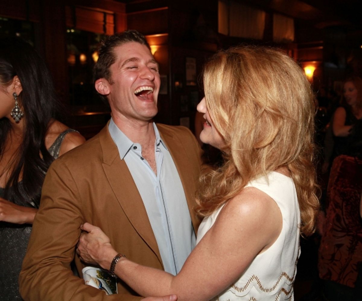 Matthew Morrison and cast member Victoria Clark 
 at 