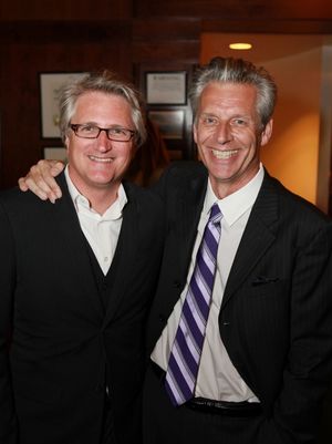 Eric Schaeffer and CTG Artistic Director Michael Ritchie 
 Photo