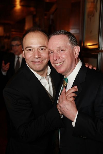 Danny Burstein and Kennedy Center President Michael M. Kaiser 
 Photo