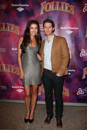 Renee Puente and actor Matthew Morrison 
 Photo