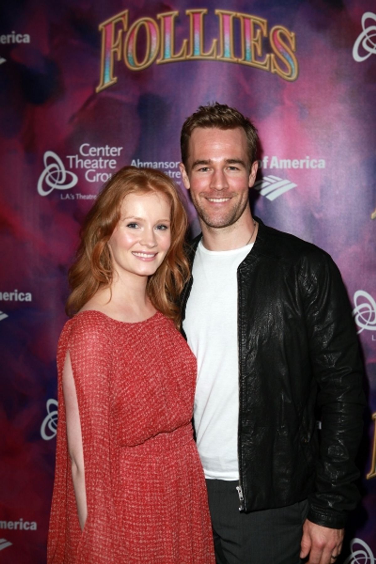 Kimberly Brook and actor James Van Der Beek
 at 