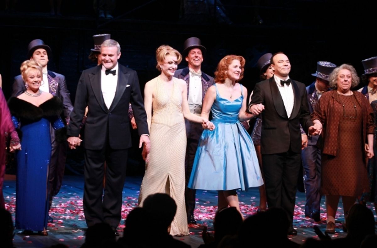 Elaine Paige, Ron Raines, Jan Maxwell, Victoria Clark, Danny Burstein and Jayne Houdyshell 
 at 