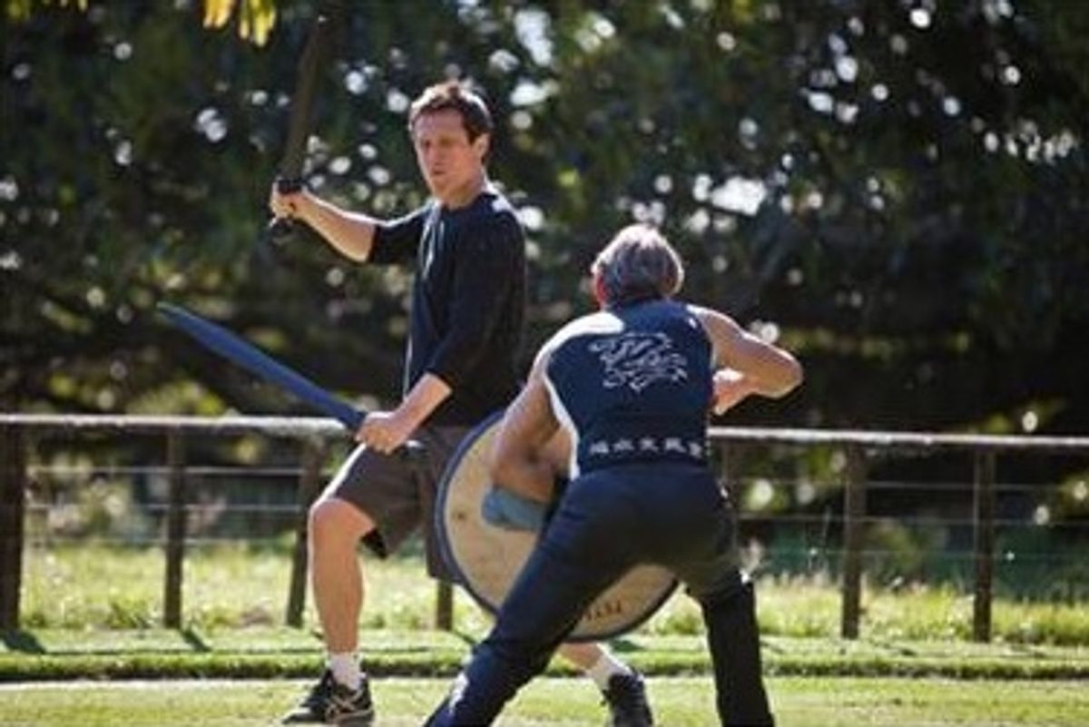 Simon Merrells and Cast at 