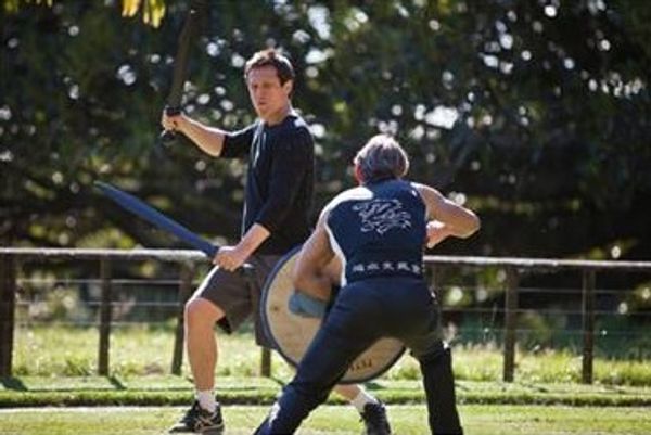 Simon Merrells and Cast Photo