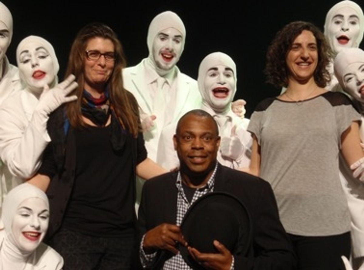 Producers Leeorna Solomons (right), Eva Price (left), Michael Winslow and VOCA PEOPLE at 