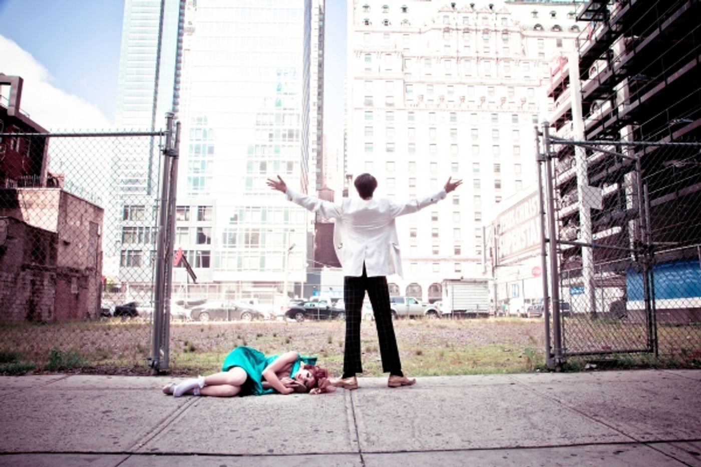 Photo Flash: Spiegelworld's Gaz & Penny Visit NYC; EMPIRE Begins Previews 5/22  Image