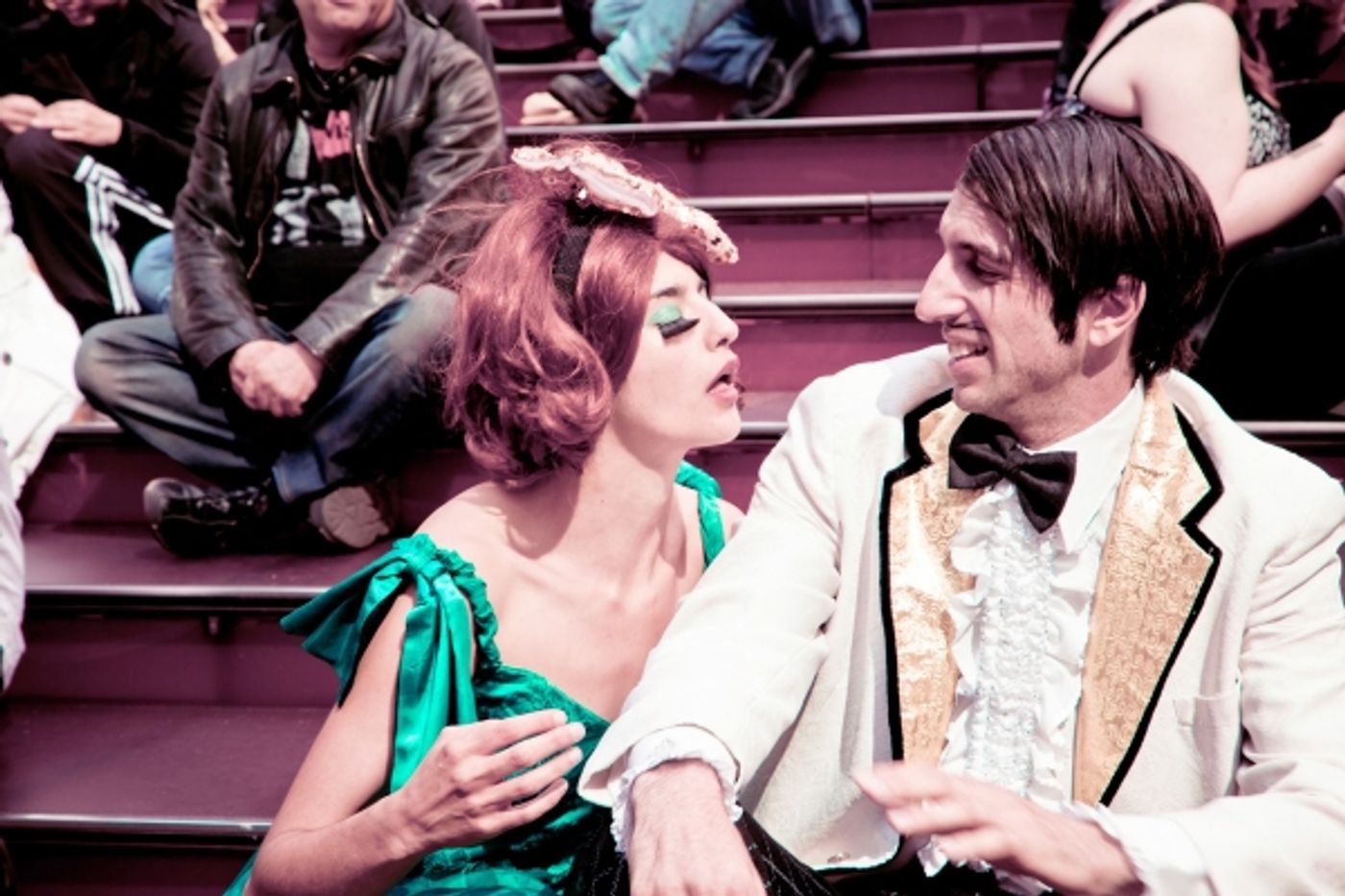 Photo Flash: Spiegelworld's Gaz & Penny Visit NYC; EMPIRE Begins Previews 5/22  Image