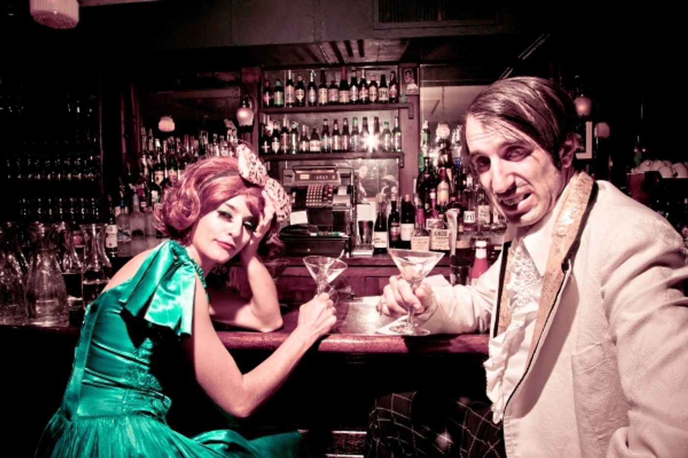 Photo Flash: Spiegelworld's Gaz & Penny Visit NYC; EMPIRE Begins Previews 5/22  Image