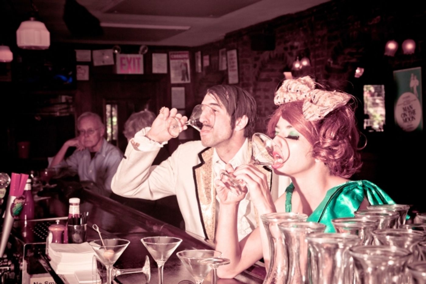 Photo Flash: Spiegelworld's Gaz & Penny Visit NYC; EMPIRE Begins Previews 5/22  Image