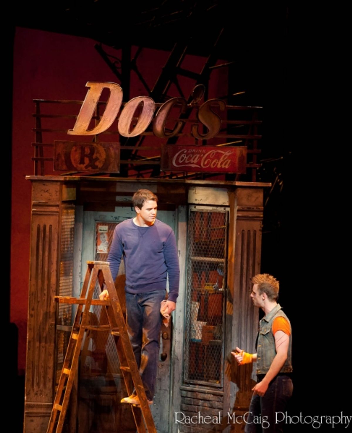 Ross Lekites and Drew Foster at WEST SIDE STORY Sizzles in Toronto