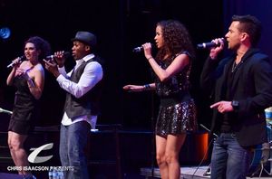 Lesli Margherita, Rogelio Douglas Jr, Lexi Lawson and David Hernandez @ BroadwayWorld Lesli Margherita, Rogelio Douglas Jr, Lexi Lawson and David Hernandez Photo