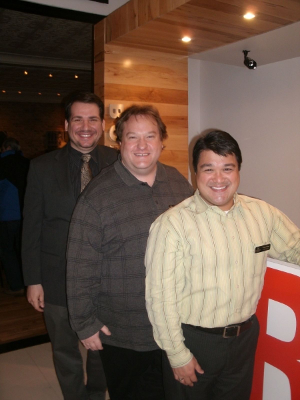 Jason Epperson, Walter Stearns and Eugene Dizon at 