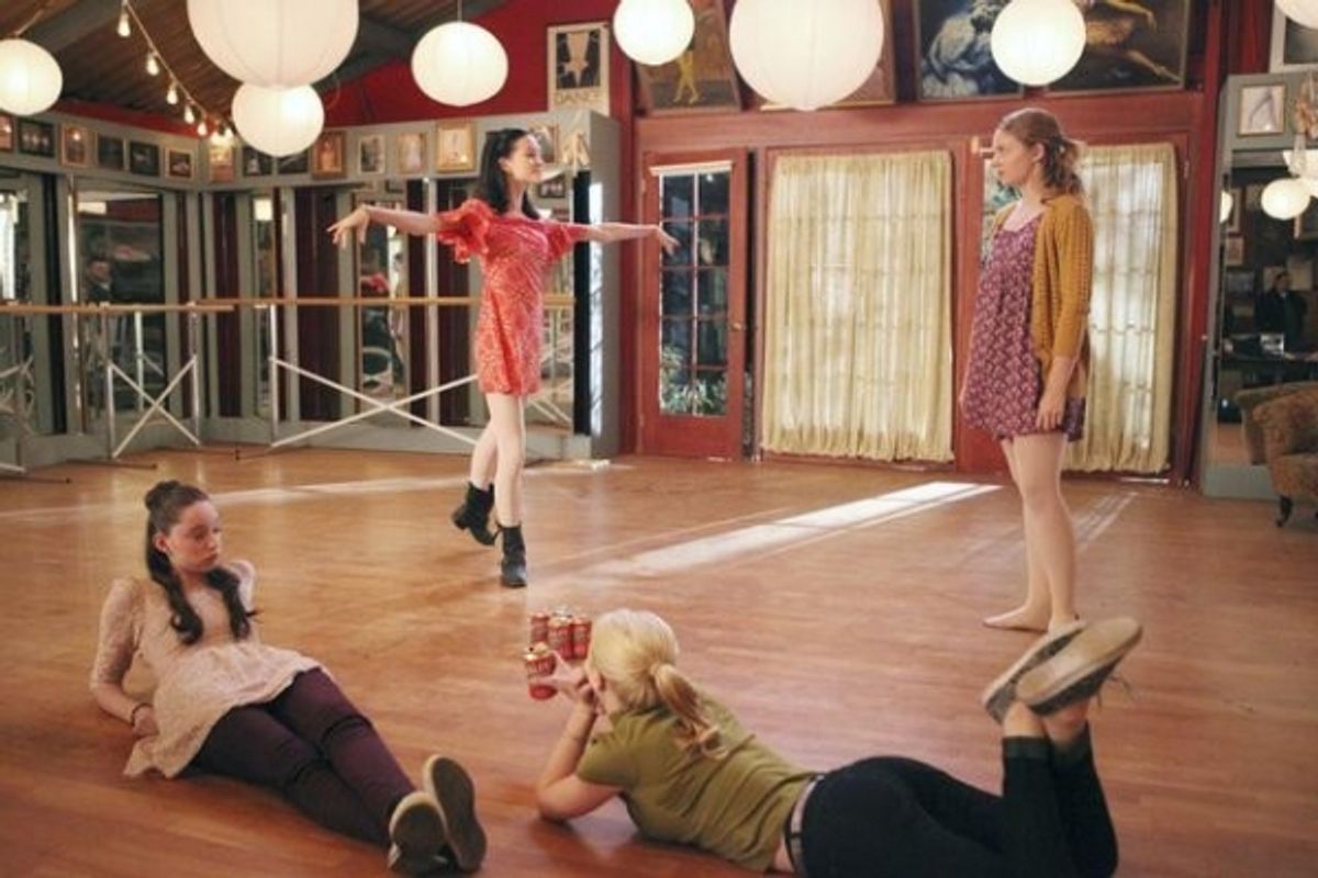 EMMA DUMONT, JULIA GOLDANI TELLES, BAILEY BUNTAIN, KAITLYN JENKINS at 