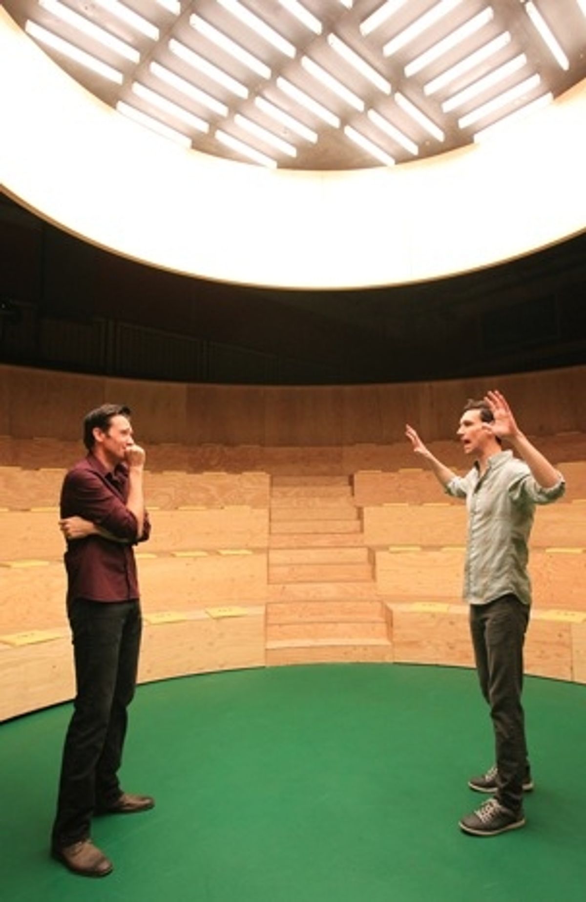 Jason Butler Harner and Cory Michael Smith at 